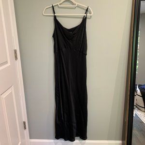 NWT Black Midi Slip Dress - Perfect for Holidays!